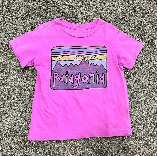 Patagonia パタゴニア キッズ Tシャツ ピンク 2T