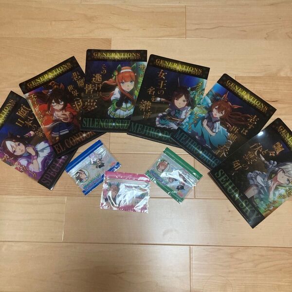 ウマ娘 クリアファイル OPPジッパーバッグ セブンイレブン限定