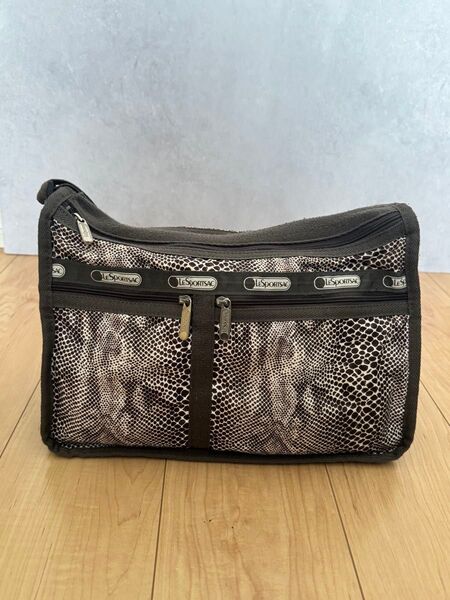 LeSportsac レスポートサック ショルダーバッグ パイソン柄