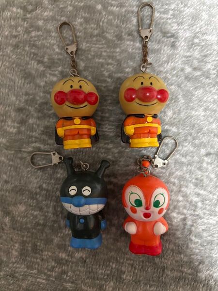 激レア アンパンマン レトロ キーホルダーセット 当時物 セット キーホルダー バイキンマン ドキンちゃん フィギュア