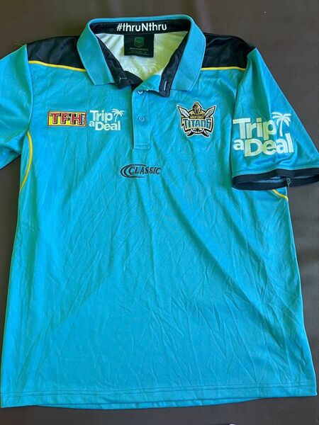ラグビーリーグ NRL タイタンズ ポロシャツ