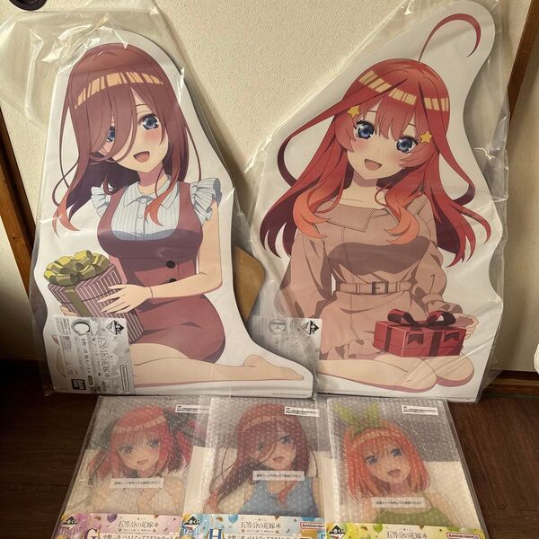 五等分の花嫁 一番くじ 特大パネル アクリルボード まとめ売り バラ売り(セット売り)も条件次第では可