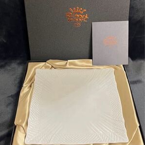 リチャードジノリ ベッキオホワイト プレート 22×22㎝ 新品未使用 洋食器