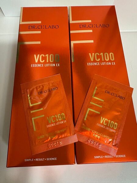 ドクターシーラボ VC100エッセンスローションEX R ポンプタイプ大容量285mL×2サンプル2点付き