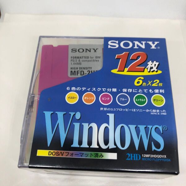 SONY 12MF2HDQDVX フロッピーディスク (DOS/V用) 12MF-2HDQDVX