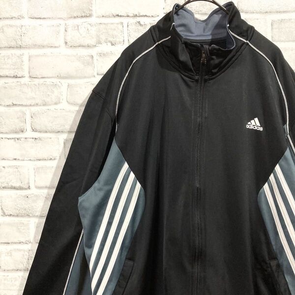 1479 adidas アディダス トラックジャケット 4XO 黒 メンズ