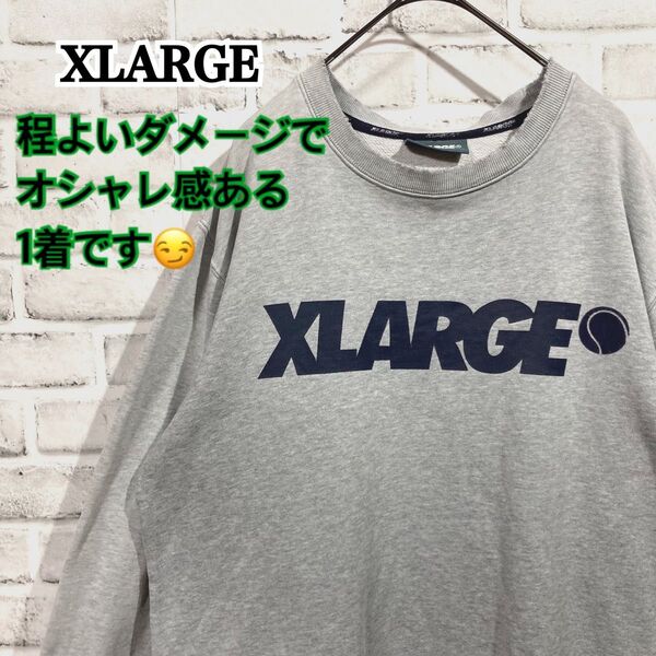1499 XLARGE エクストララージ スウェット トレーナー M グレー メンズ