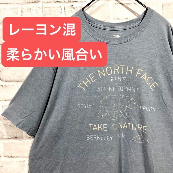 1511 THE NORTH FACE ノースフェイス Tシャツ 2XL グレー系 クルーネック