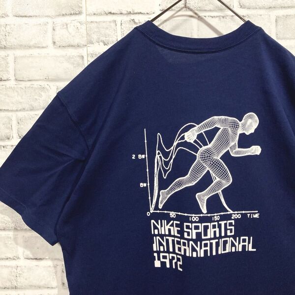 1552 NIKE ナイキ Tシャツ 2XL ネイビー メンズ ランニング