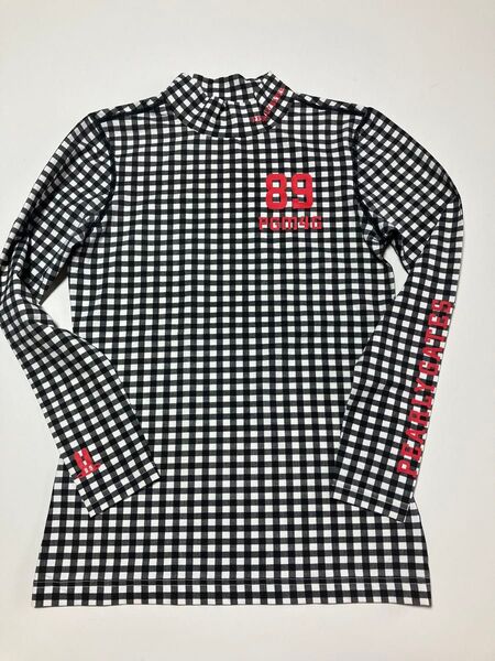 パーリーゲイツ レディース 長袖モックネックシャツ サイズ0 美品