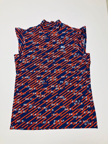 パーリーゲイツ レディース ノースリーブ モックネックシャツ サイズ1 美品