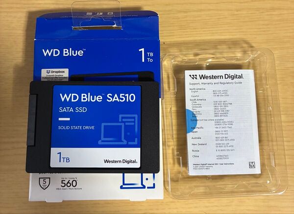 Western Digital ウエスタンデジタル WD Blue SATA SSD 内蔵 1TB 2.5インチ