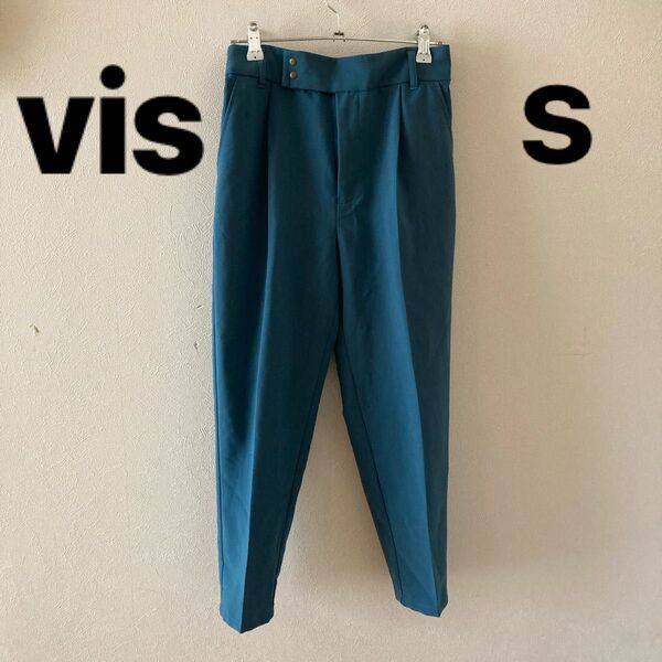 ViS ビス Sサイズ パンツ ワンタック センタープレス