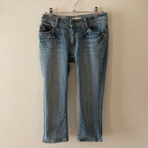 【SALE】デニムパンツ クロップド丈 ウエスト61