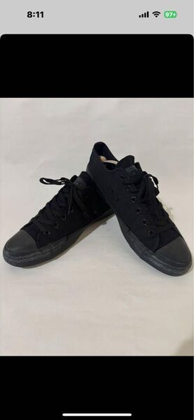 CONVERSE オールスター ローカット スニーカー ブラック US10
