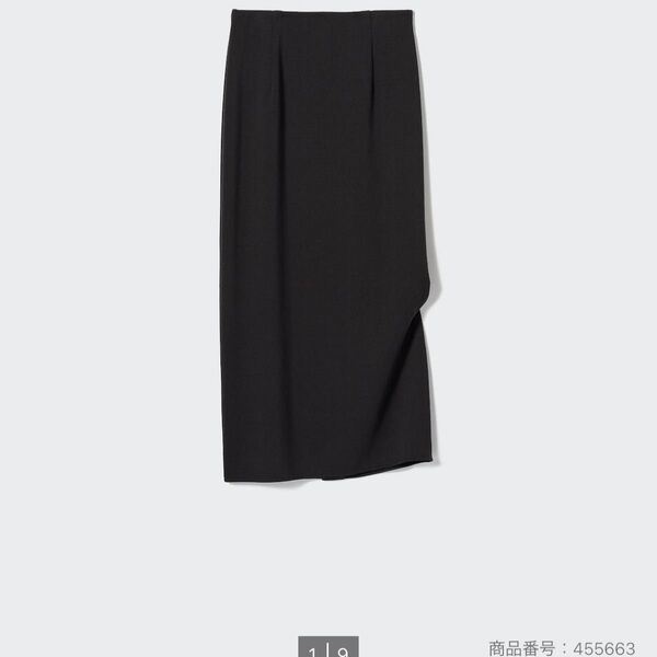 ユニクロ ストレッチダブルフェイスナロースカート Lサイズ