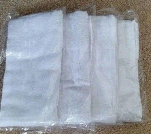 新品未使用! フェイスタオル(薄手)●4枚セット