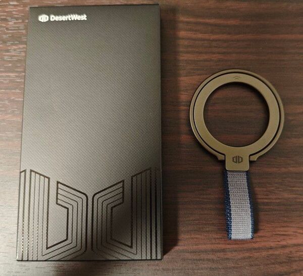 DesertWest スマホリング magsafe対応マグセーフリング バンカーリング