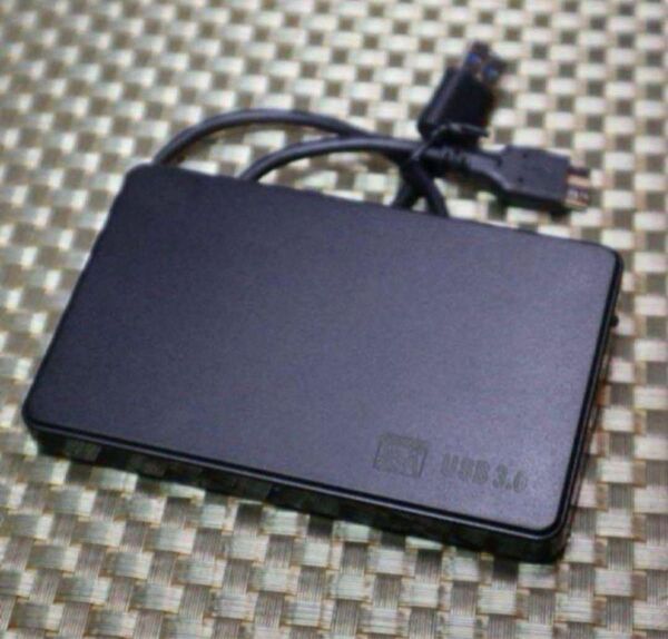 外付けポータブルHDD 1TB USB3.0対応 PS4 PC レコーダー対応⑦