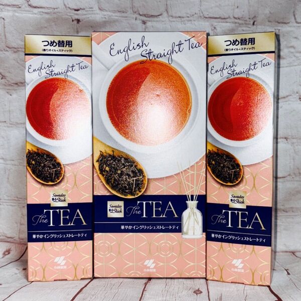 Sawaday 香るStick The TEA 華やかイングリッシュストレートティ 本体 &詰め替え2個