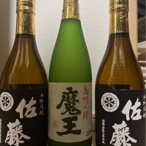 焼酎 魔王 720ml 1本 佐藤 黒 720ml 2本