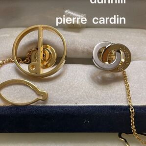 dunhill タイタック & pierre cardin タイタック