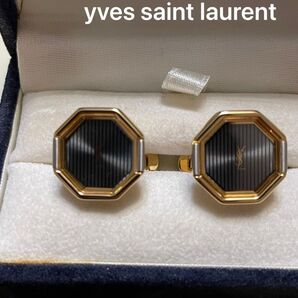 美品 yves saint laurent カフス