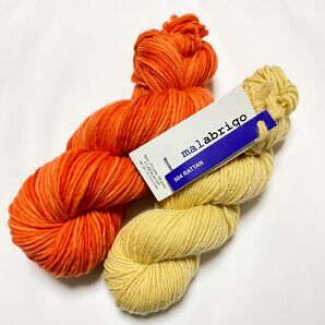 malabrigoマラブリゴ 余り糸2カセ 約140g