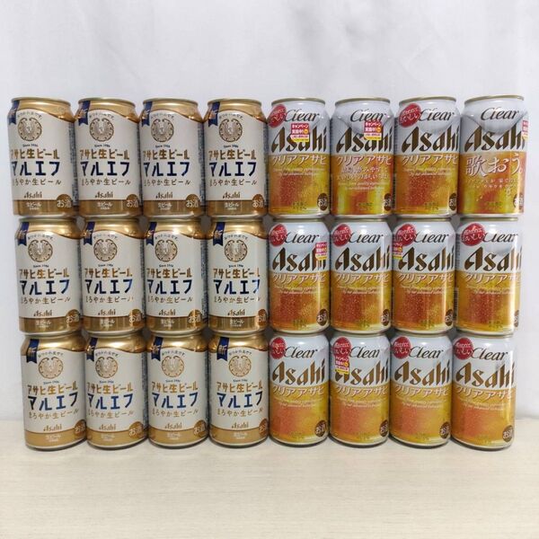 アサヒ 缶ビール350ml 24本セット マルエフ 12本 クリアアサヒ 12本