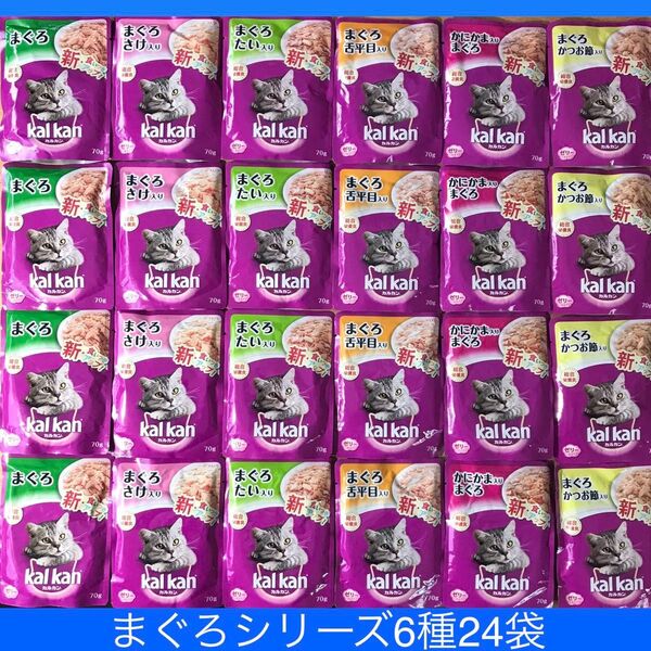 カルカンパウチ まぐろシリーズ 6種24袋