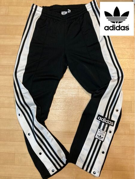 adidasアディダス アディブレイクパンツ トラックパンツ 黒 Lユニセックス スウェットパンツ