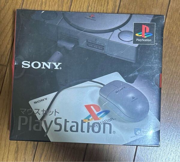 新品未開封 SCPH-1030 SONY PlayStation PS1 マウスセット コントローラ シュリンク付き
