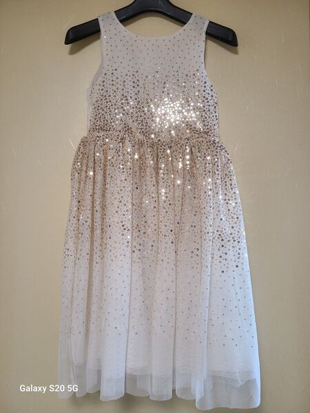 H&M フォーマルワンピース 白 US8-9Y