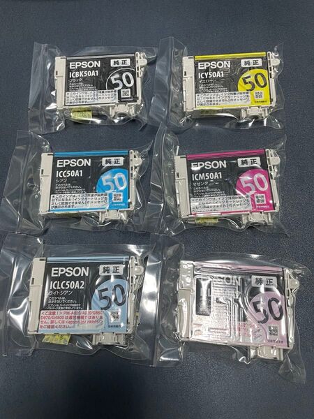 未開封 未使用 エプソン純正 IC50 6色セット 風船 ふうせん IC6CL50 EPSON