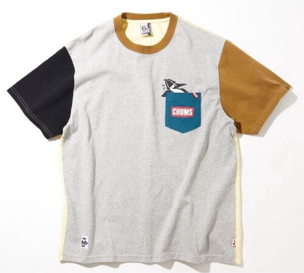 「CHUMS」 半袖Tシャツ LARGE グレー メンズ 最終値下げ