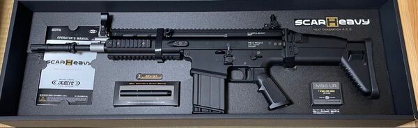 東京マルイ 次世代電動ガン SCAR-H Mk17 mod0 ブラック 中古品 一部難あり