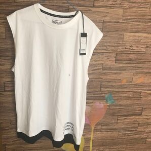 ライズ(RYZ)(メンズ)タンクトップ メンズ LAYERED ノースリーブ Lサイズ