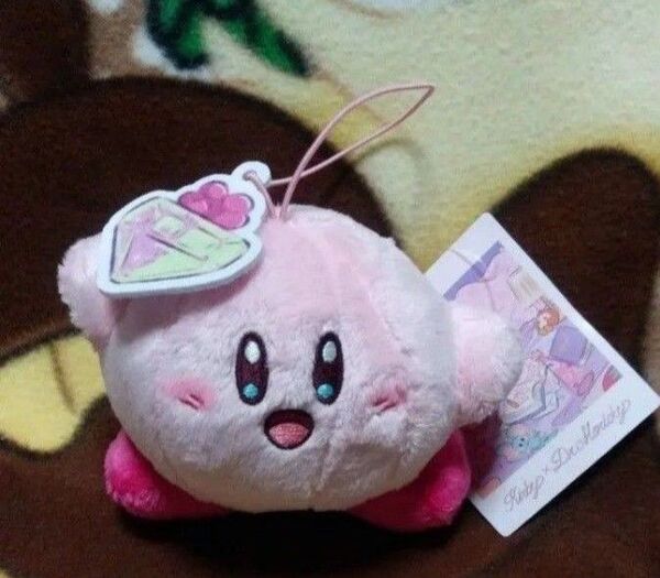 プライズ景品 新品タグ付き星のカービィぬいぐるみKirby×Dy.MORICKY マスコットPopPalette~えがお