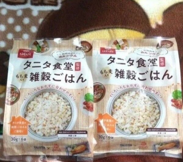 はくばく タニア食堂監修 もち麦入り 雑穀ごはん1袋(30g×6袋)×2袋