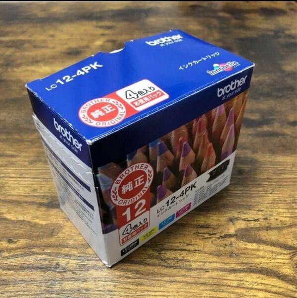 ブラザー ブラザー対応純正インクカートリッジ LC12-4PK 4色パック