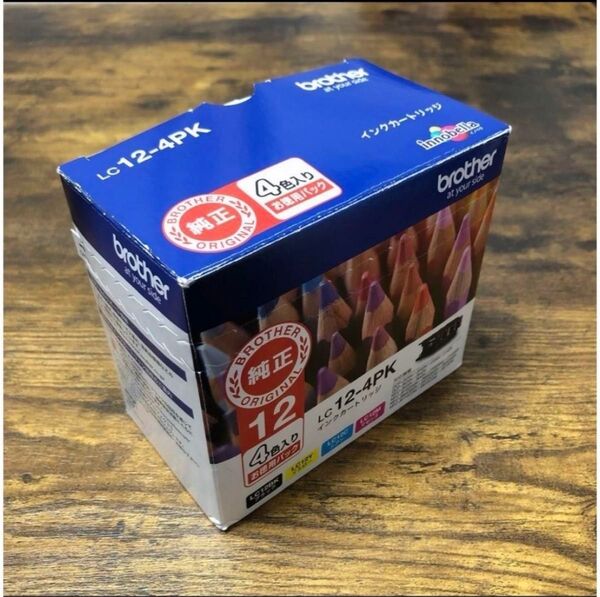 ブラザー ブラザー対応純正インクカートリッジ LC12-4PK 4色パック