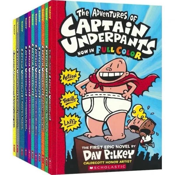 新品 Captain Underpants 14冊セット英語絵本 洋書 音声あり