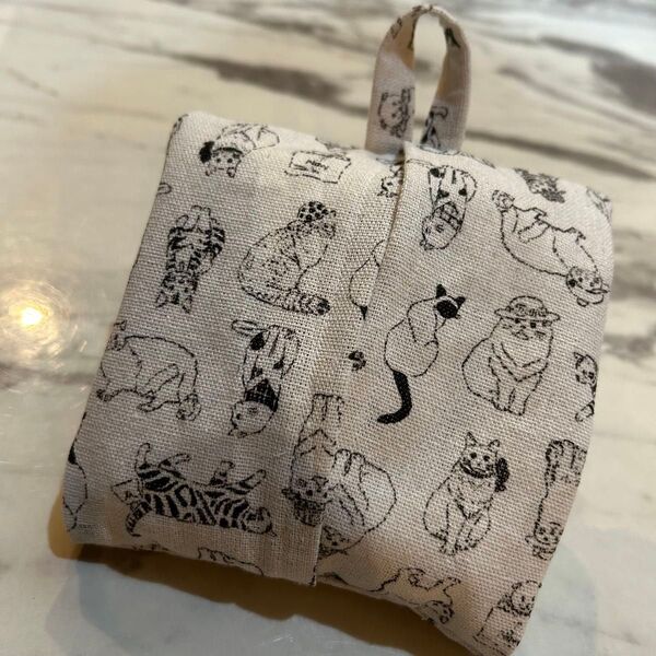 ハンドメイド ハーフティッシュカバー