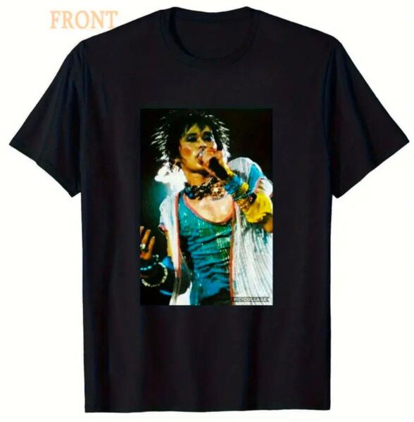 新品未使用!/忌野清志郎!ロックミュージック記念Tシャツ/ブラック/メンズXL