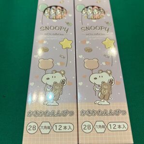 スヌーピー ダース鉛筆2B 2箱セット