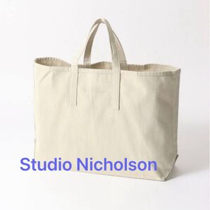新品 STUDIO NICHOLSON / スタジオ ニコルソンSTANDARD TOTE DOVE トートバッグ