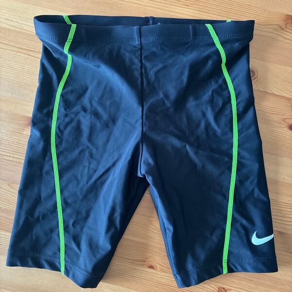 NIKE スイムウェア ブラック×蛍光グリーン