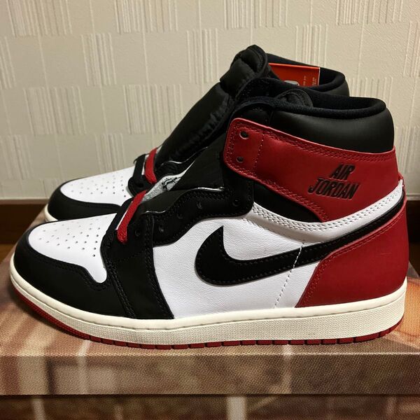 NIKE AIR JORDAN 1 RETRO HIGH OG BLACK TOE REIMAGINED エアジョーダン つま黒