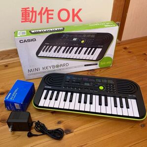 CASIO MINI KEYBOARD カシオミニキーボード アダプター付き 電子キーボード 電子ピアノオルガン