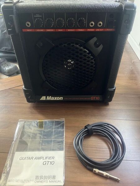 Maxon ギターアンプ GT10 動作確認済 ブラック